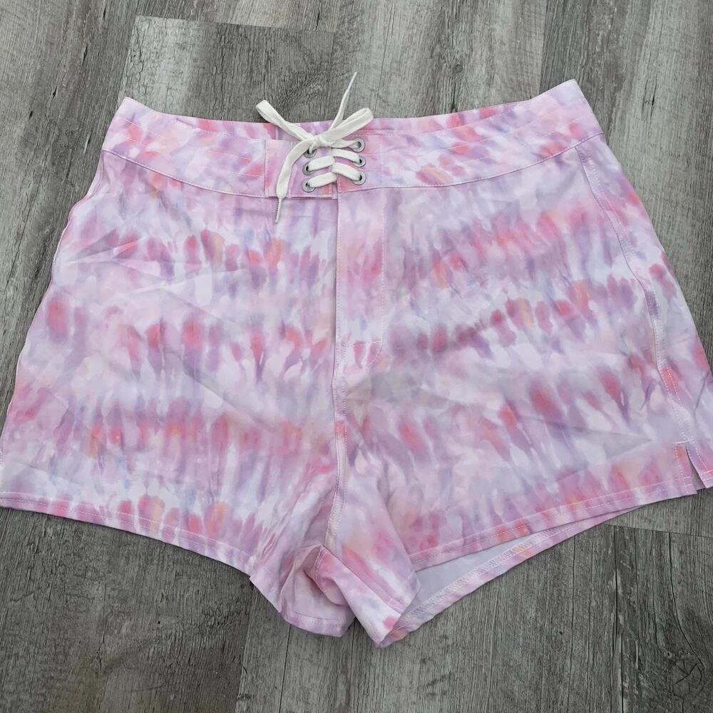 Billabong Boardshort Juniors 11 Keep it Mellow 2" Fixed Pink Multi Tie Dye NEW